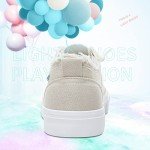 Women's Beige Canvas Slip-On Fashion Sneakers