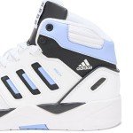 adidas Men's Midcity Low Basketball Sneakers, White/Blue