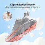 NORTIV 8 Women's Non-Slip Athletic Sneakers - Beige