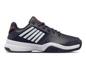 K-Swiss Men's Court Express Tennis Sneakers - Jet Black/White/Orange