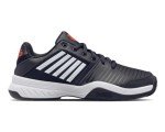 K-Swiss Men's Court Express Tennis Sneakers - Jet Black/White/Orange