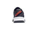 K-Swiss Men's Court Express Tennis Sneakers - Jet Black/White/Orange