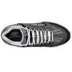 Skechers Men's Charcoal Black Sneakers, Wide Fit 9 UK