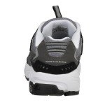 Skechers Men's Charcoal Black Sneakers, Wide Fit 9 UK
