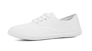 VenusCelia Women's Rainbow Lace Up Sneakers