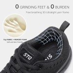 Women's Lightweight All Black Athletic Sneakers