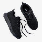 Women's Lightweight All Black Athletic Sneakers