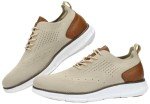 SVNKE Men's Breathable Casual Sneakers - Khaki 11