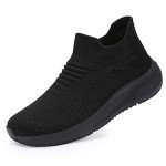 SHULOOK Women's Lightweight Slip-On Walking Sneakers