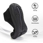 SHULOOK Women's Lightweight Slip-On Walking Sneakers