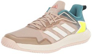 adidas Women's Defiant Speed Sneakers - Beige/White/Lemon