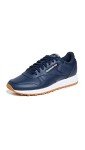 Reebok Classic Leather Sneakers - Vector Navy/White