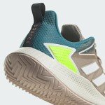 adidas Women's Defiant Speed Sneakers - Beige/White/Lemon