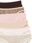Amazon Essentials Women's Cotton Bikini Briefs Pack of 6