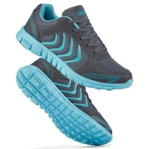 Women's Breathable Casual Running Sneakers - Dark Gray
