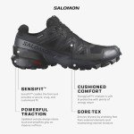 Salomon Men's SPEEDCROSS GORE-TEX Trail Sneakers, Black