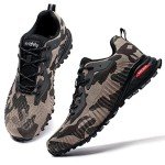 Kricely Men's Camo Trail Running Sneakers Size 10.5