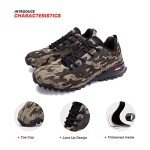 Kricely Men's Camo Trail Running Sneakers Size 10.5
