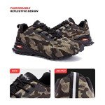Kricely Men's Camo Trail Running Sneakers Size 10.5