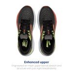 Brooks Ghost 16 Men's Running Shoe - Black/Red/Green