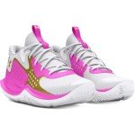 Under Armour Jet '23 Sneakers, White/Vivid Magenta