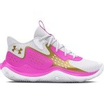 Under Armour Jet '23 Sneakers, White/Vivid Magenta