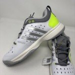 Adidas Women's Court Pickleball Shoes - White/Lemon