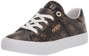 GUESS Women's Loven Sneakers in Brown Multi