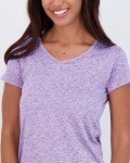 Women’s V-Neck Activewear Performance T-Shirt Set