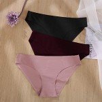 FINETOO Women's High Waisted Lace Hipster Underwear Set