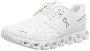 On Women's Cloud 5 Sneakers - All White, Size 9