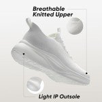 Women's Slip-On Lightweight Gym Sneakers - White