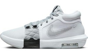NIKE Men's Tall Sneakers in White and Grey