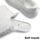 ALLSWIFIT Women's Comfortable White Running Sneakers