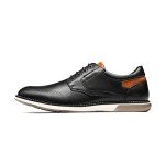 Bruno Marc Men's Black Casual Derby Sneakers