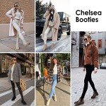 Athlefit Women's Chunky Heel Chelsea Boots - Size 8