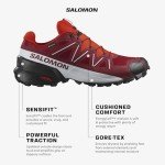 Salomon Men’s SPEEDCROSS GORE-TEX Trail Sneakers - Red