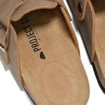 Memory Foam Suede Clogs for Women - Benton Tan