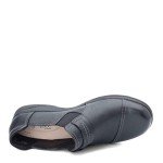 Clarks Women's Black Tumbled Leather Loafers