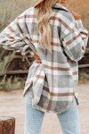 Beaully Women's Plaid Flannel Shacket in Khaki