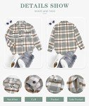 Beaully Women's Plaid Flannel Shacket in Khaki