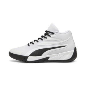 PUMA Men's Court Pro Basketball Sneakers, White/Black