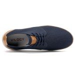 VILOCY Men's Casual Dress Sneakers - Navy US10