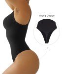 SHAPERX Women’s Seamless Body Shaper - Black