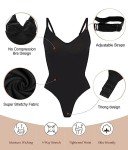 SHAPERX Women’s Seamless Body Shaper - Black