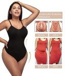 SHAPERX Women’s Seamless Body Shaper - Black