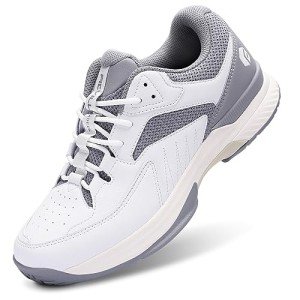 FitVille Men's Wide Arch Support Pickleball Shoes