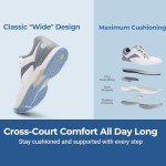 FitVille Men's Wide Arch Support Pickleball Shoes