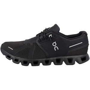 On Men's Cloud 5 Sneakers - All Black, Size 9