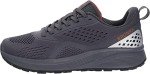 BRONAX Men's Wide Toe Box Sports Sneakers - Grey